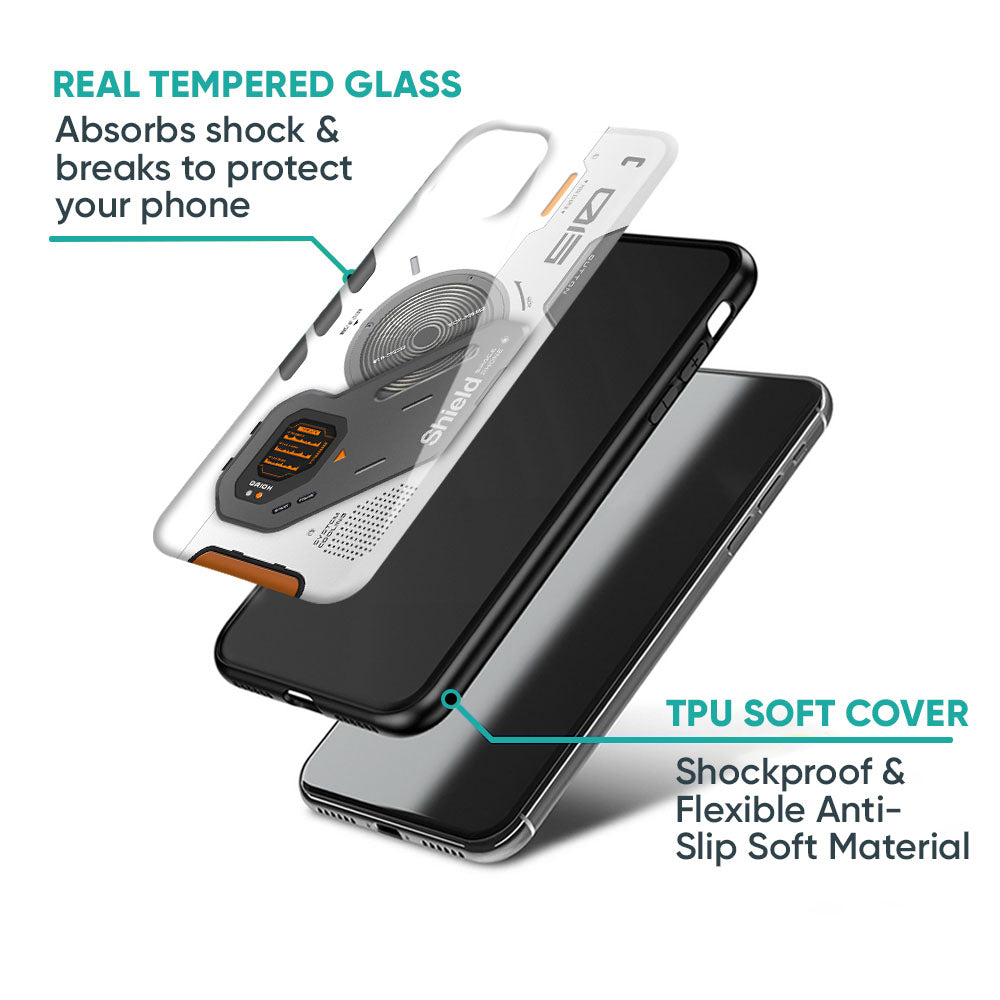 Liberty Cyber Glass Case for iPhone 17 Pro Max