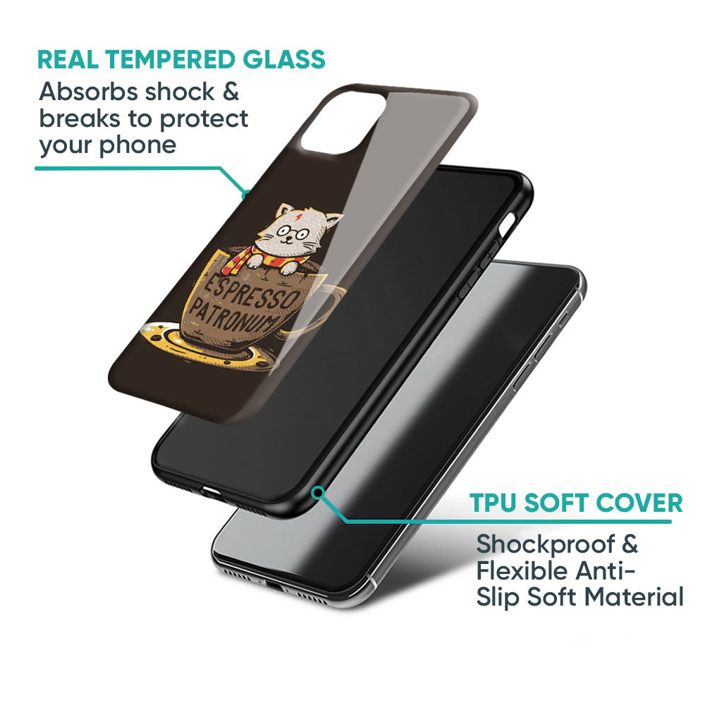 Tea With Kitty Glass Case For iPhone 17 Pro Max