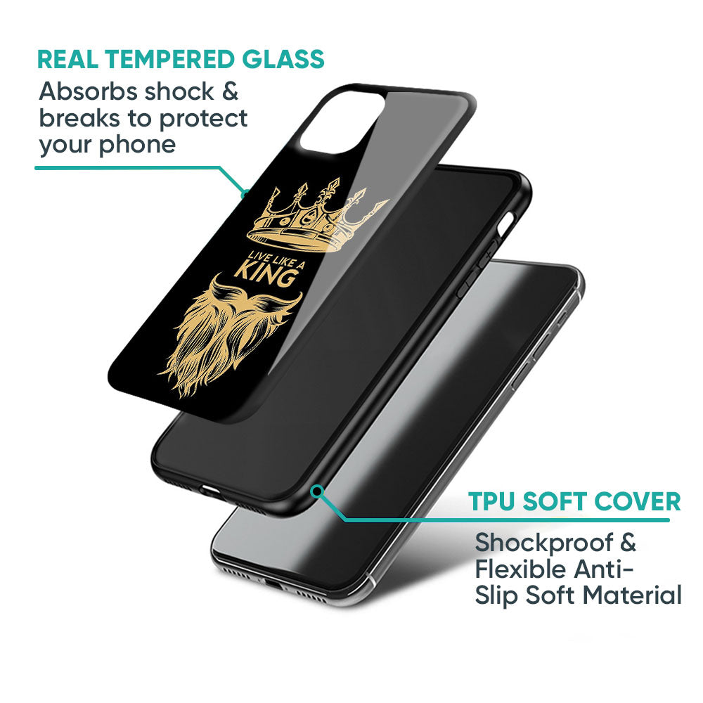 King Life Glass Case For iPhone 17 Pro Max
