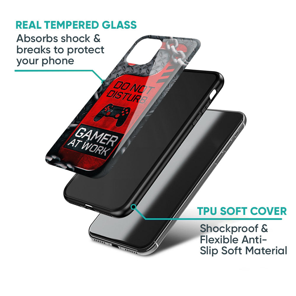 Do No Disturb Glass Case For iPhone 17 Pro Max