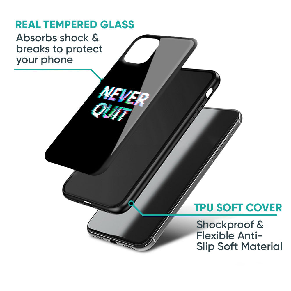 Never Quit Glass Case For iPhone 17 Pro Max
