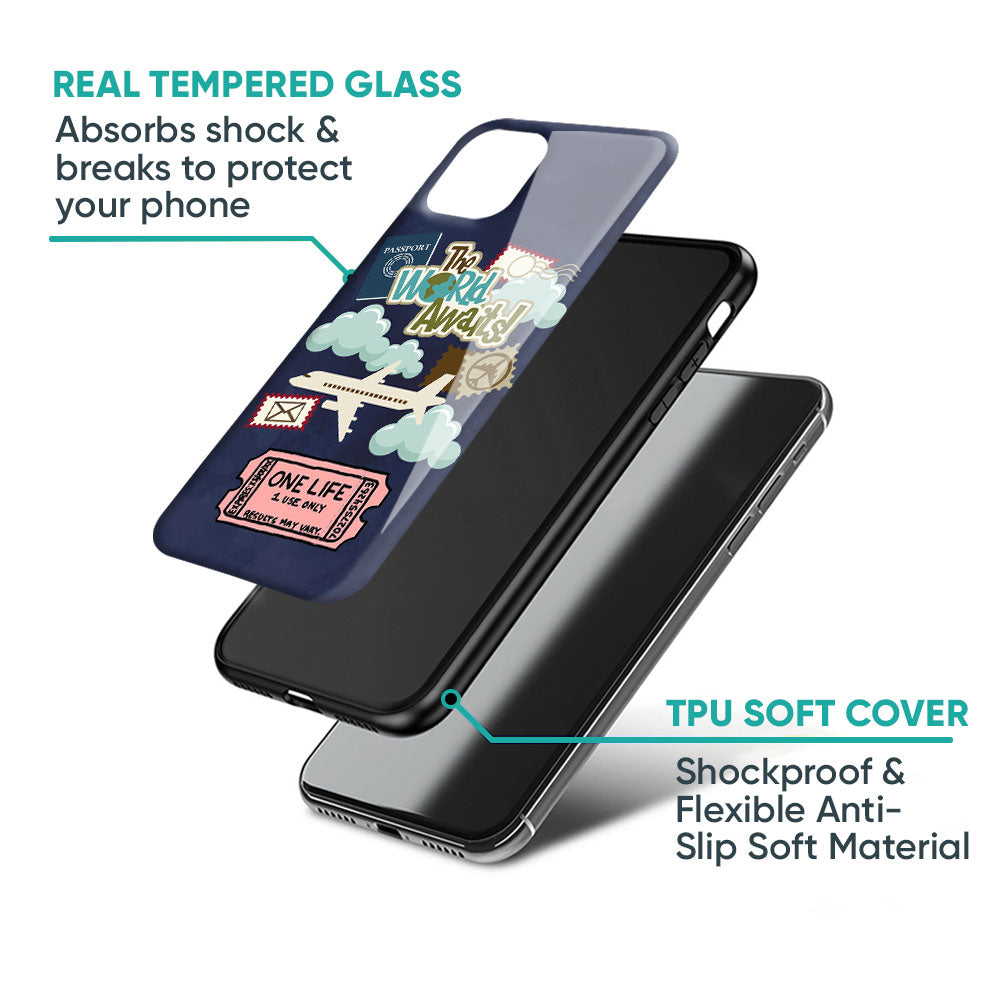 Tour The World Glass Case For iPhone 17 Pro Max