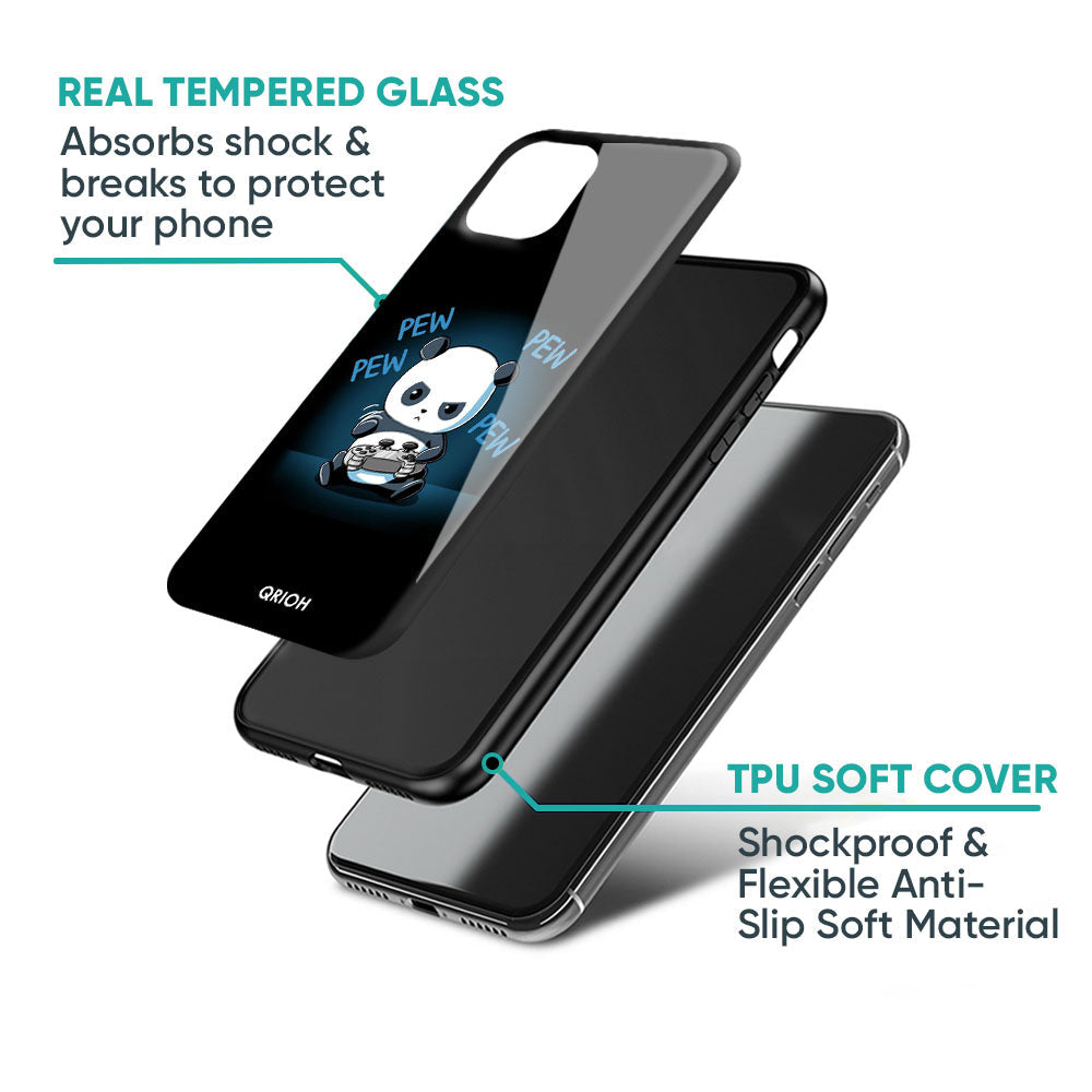 Pew Pew Glass Case for iPhone 17 Pro Max