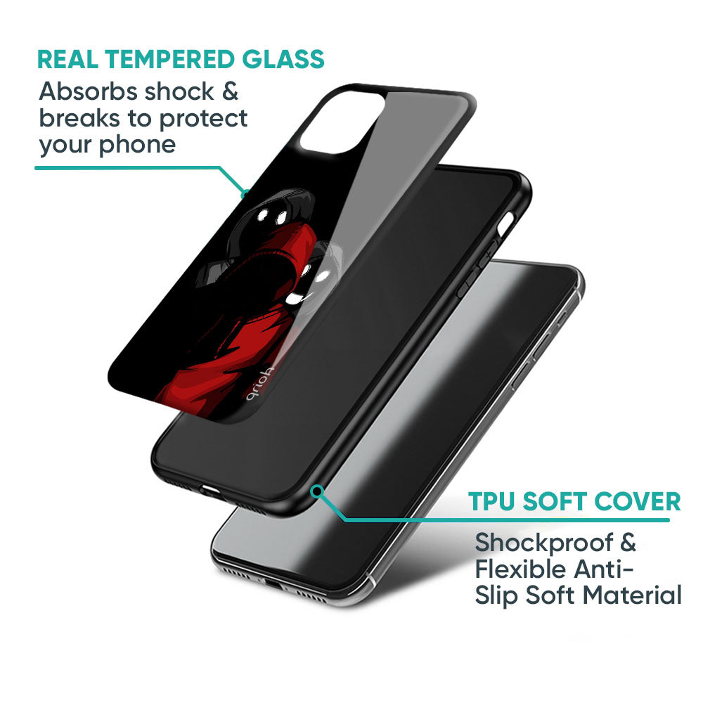 Shadow Character Glass Case for iPhone 17 Pro Max