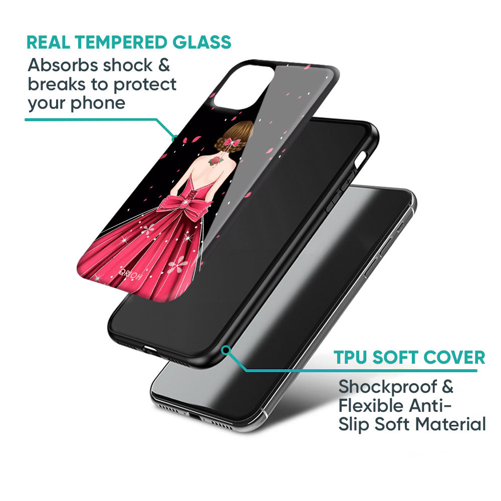 Fashion Princess Glass Case for iPhone 17 Pro Max