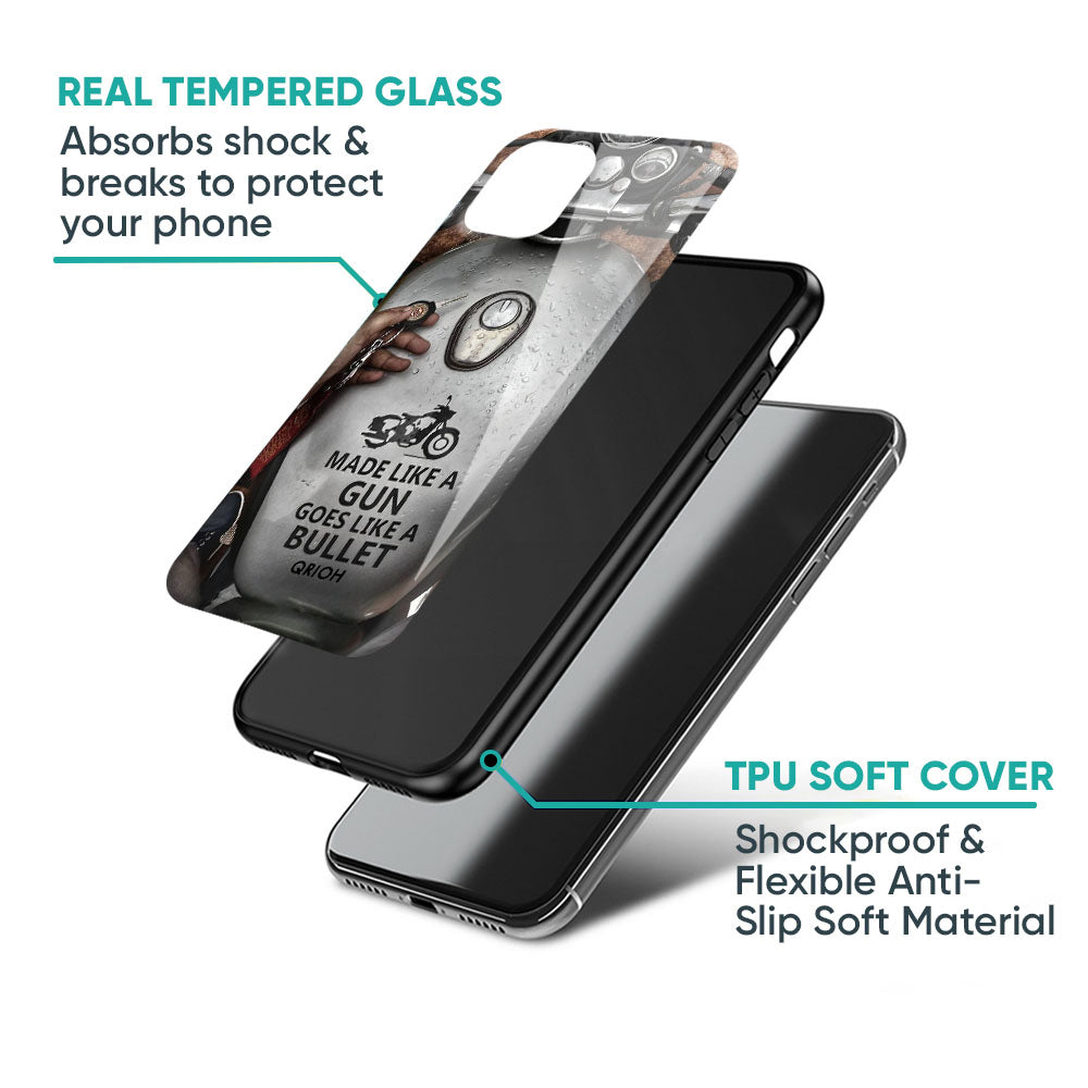 Royal Bike Glass Case for iPhone 17 Pro Max