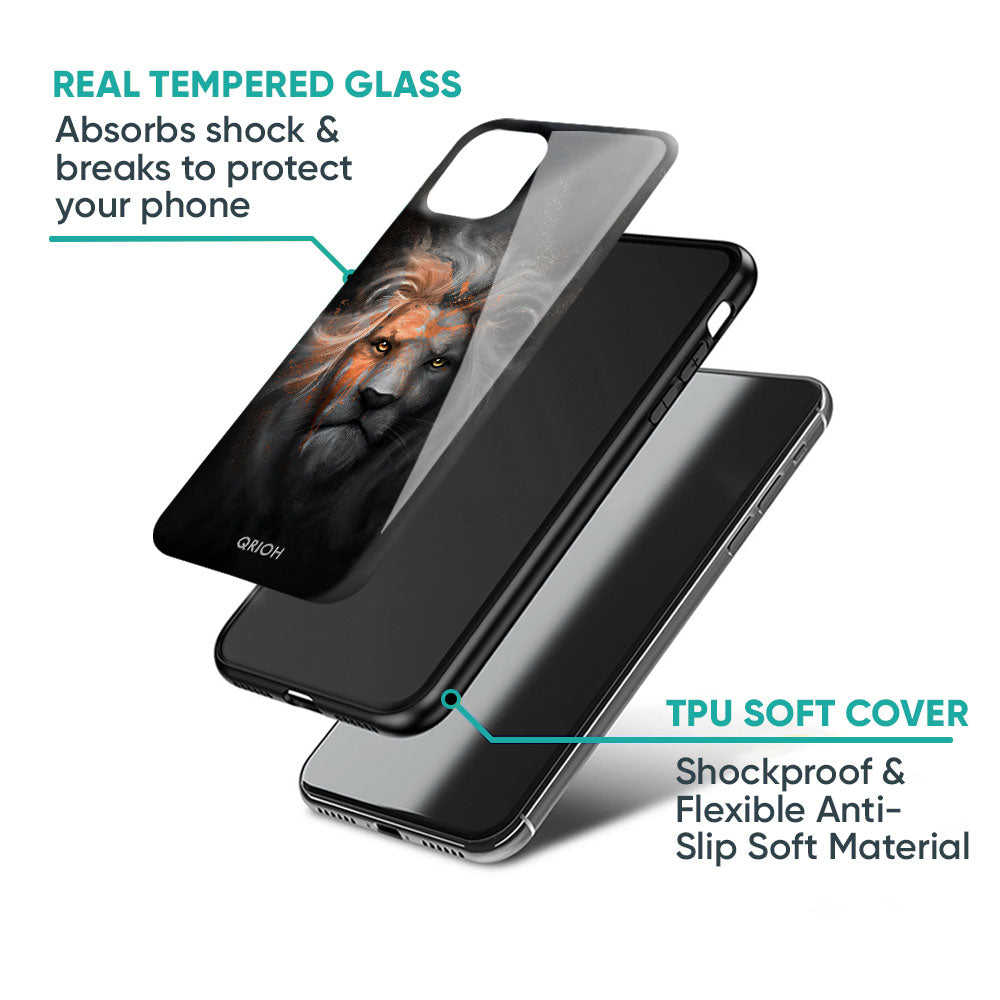 Devil Lion Glass Case for iPhone 17 Pro Max