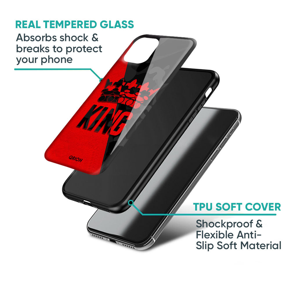 I Am A King Glass Case for iPhone 17 Pro Max