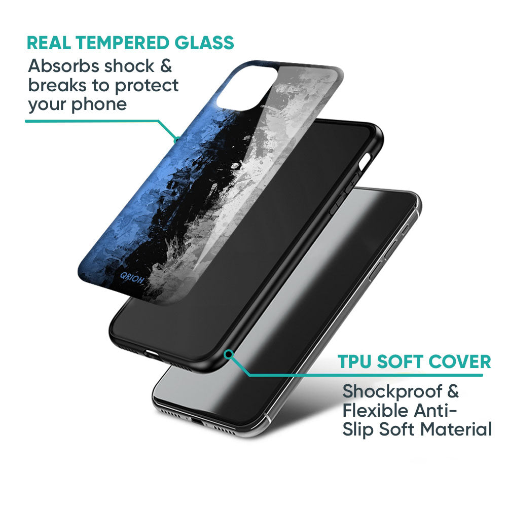 Dark Grunge Glass Case for iPhone 17 Pro Max