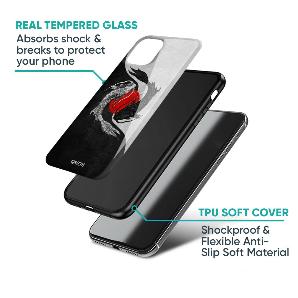 Japanese Art Glass Case for iPhone 17 Pro Max