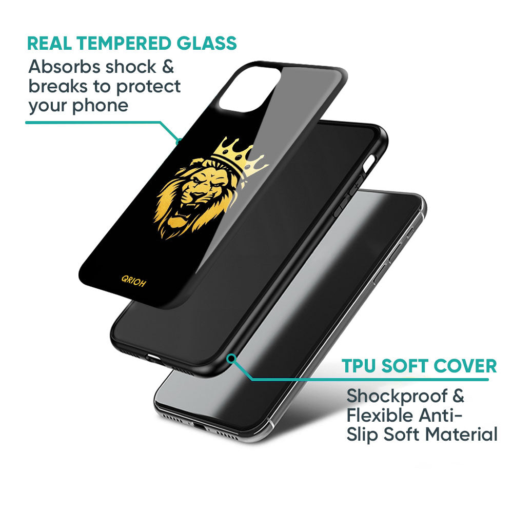 Lion The King Glass Case for iPhone 17 Pro Max