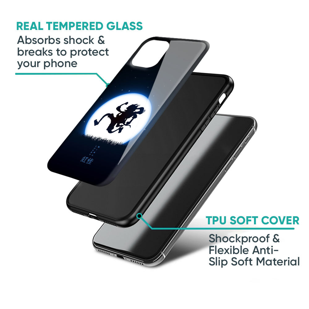 Luffy Nika Glass Case for iPhone 17 Pro Max
