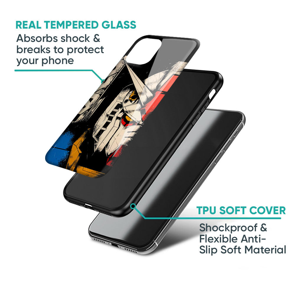 Transformer Art Glass Case for iPhone 17 Pro Max