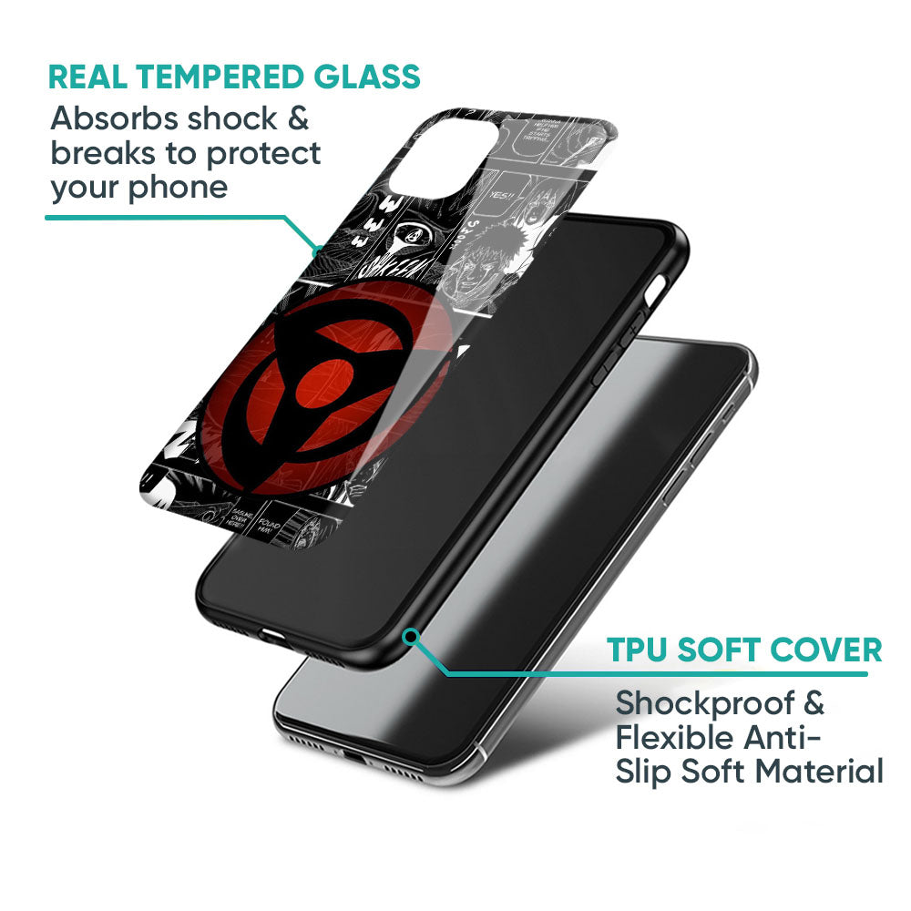 Sharingan Glass Case for iPhone 17 Pro Max