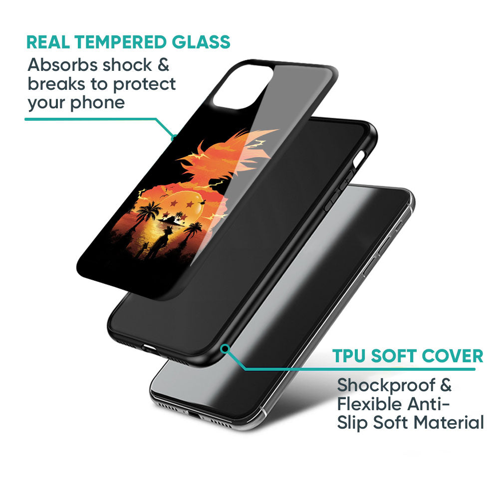 Japanese Paradise Glass Case for iPhone 17 Pro Max
