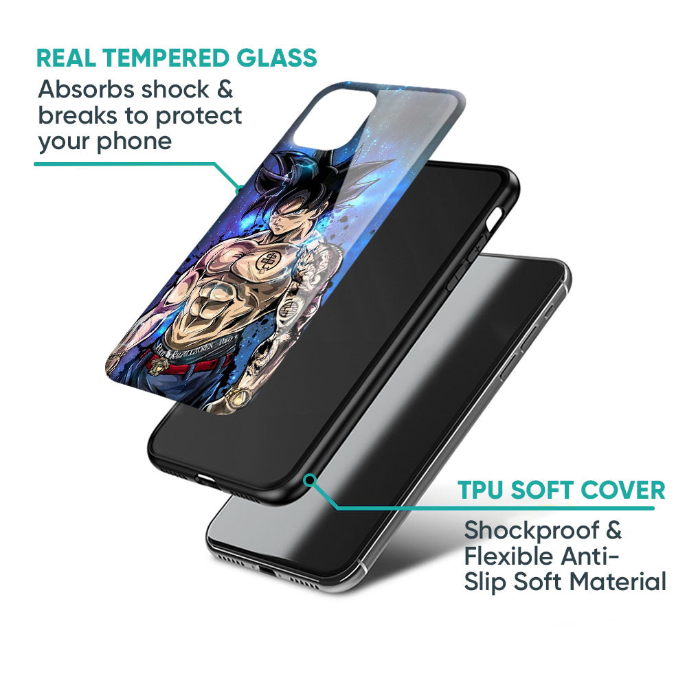 Branded Anime Glass Case for iPhone 17 Pro Max