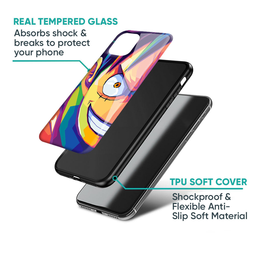 Monkey Wpap Pop Art Glass Case for iPhone 17 Pro Max