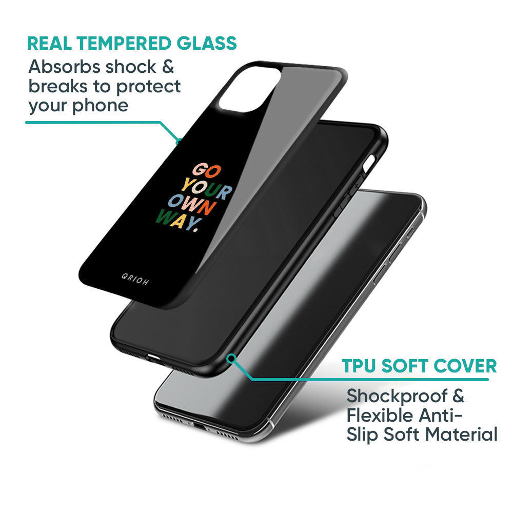 Go Your Own Way Glass Case for iPhone 17 Pro Max