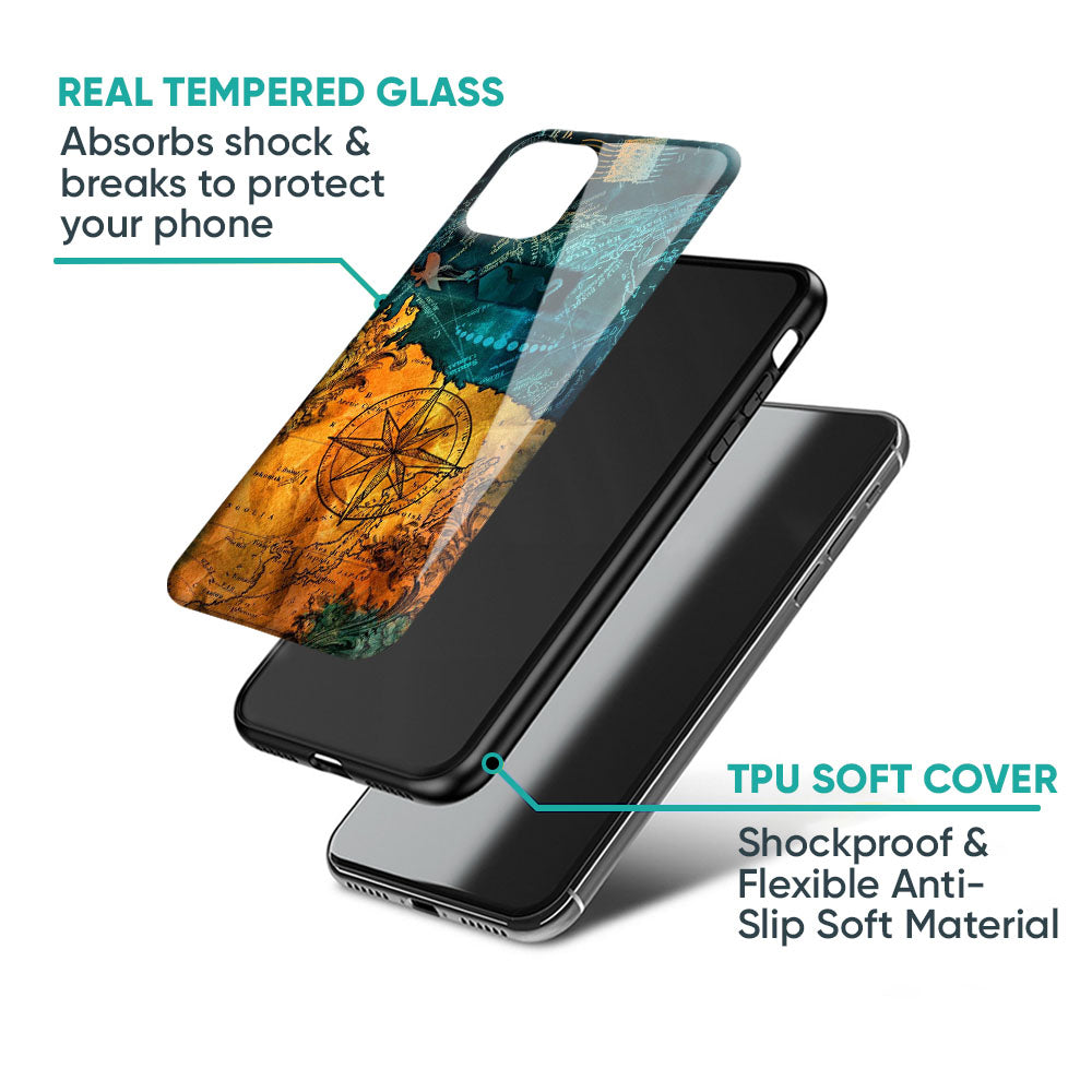 Architecture Map Glass Case for iPhone 17 Pro Max