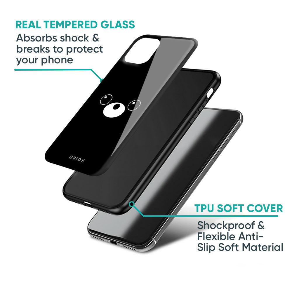 Cute Bear Glass Case for iPhone 17 Pro Max