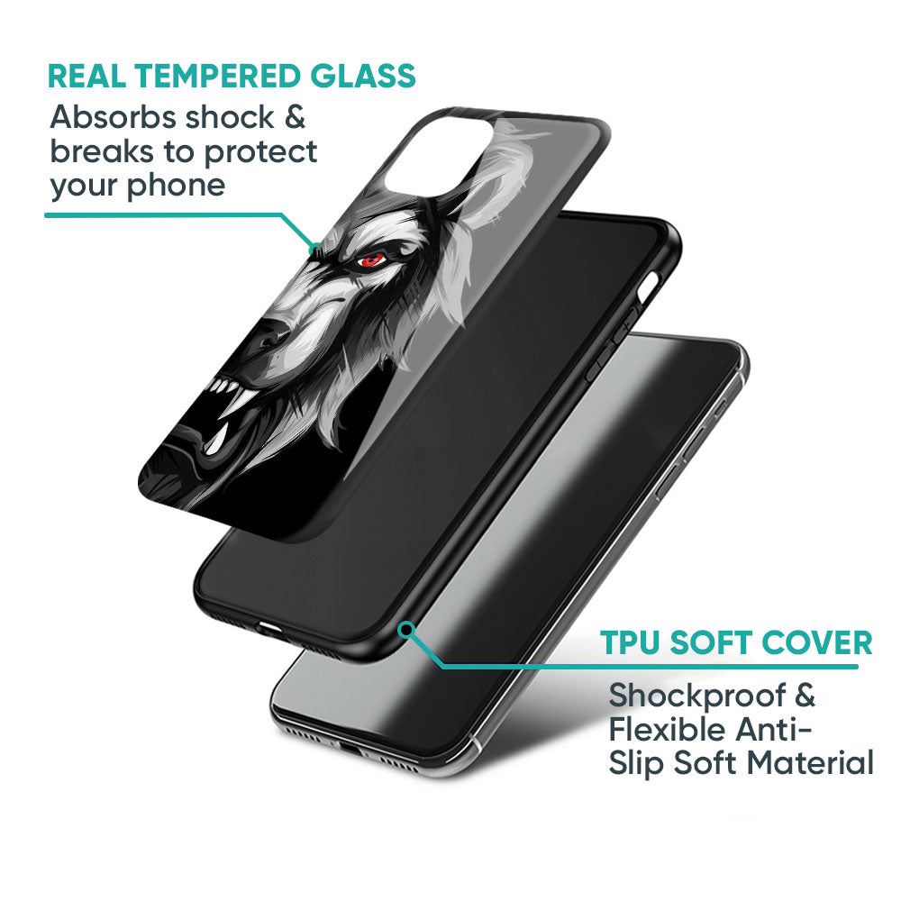 Wild Lion Glass Case for iPhone 17 Pro Max