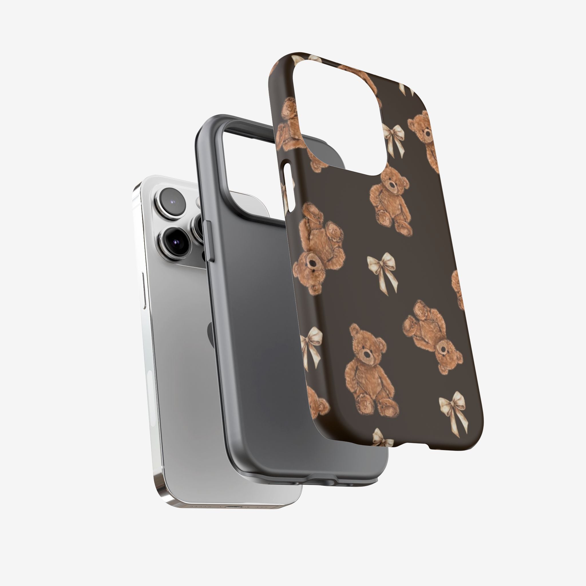Cocoa Teddies Premium Tough Shining Phone Case (Double Layer) Available For All iPhone Models