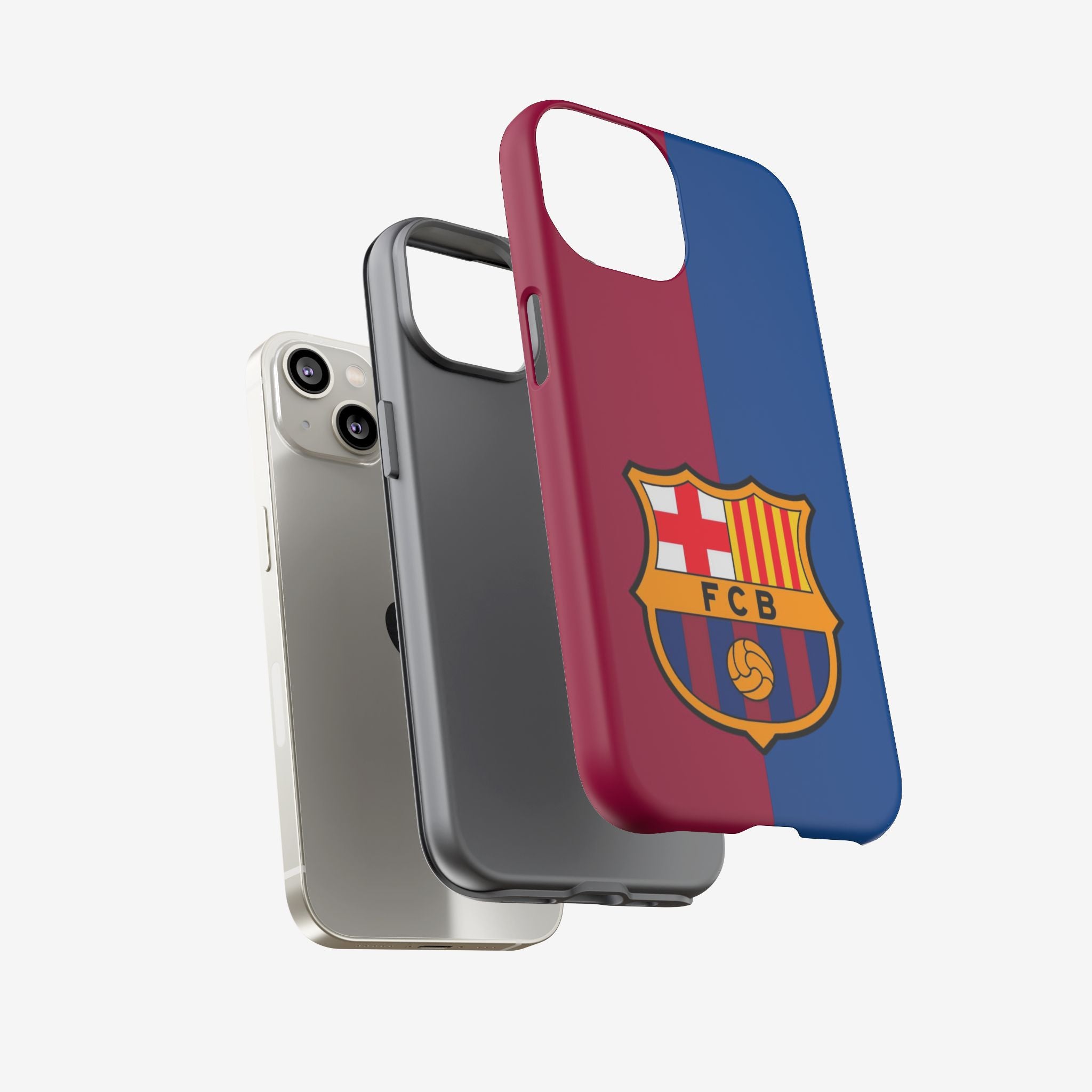 Dual Tone Crest Premium Tough Shining Phone Case (Double Layer) Available For All iPhone Models