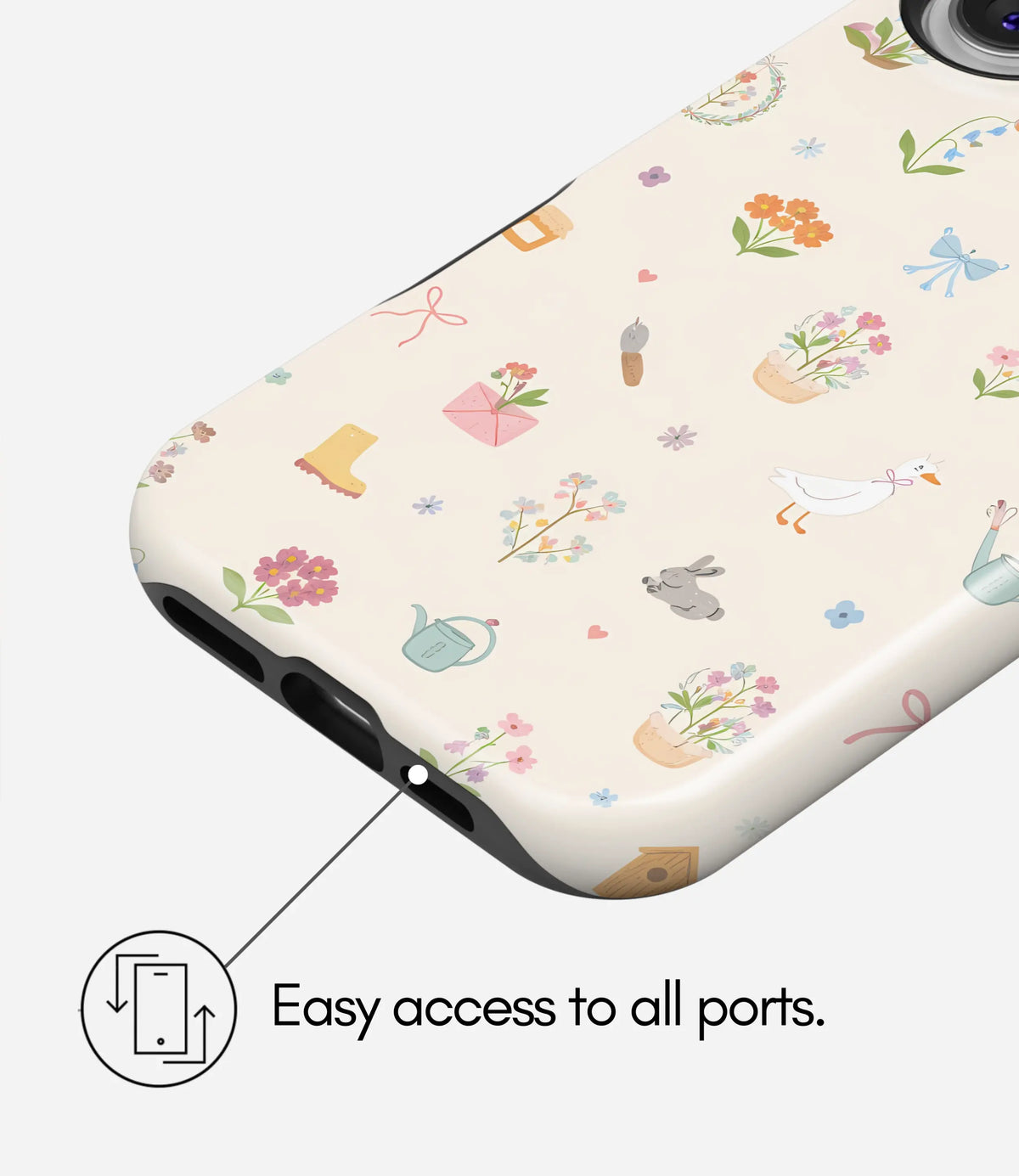 Cottage Garden Club Premium Tough Shining Phone Case (Double Layer) Available For All iPhone Models