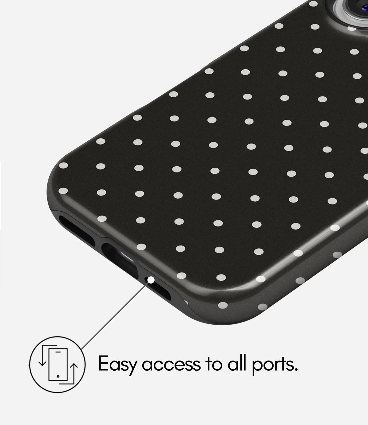 Dot Noir Premium Tough Shining Phone Case (Double Layer) Available For All iPhone Models