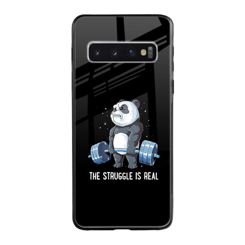 Real Struggle Glossy Case for Samsung Galaxy S10