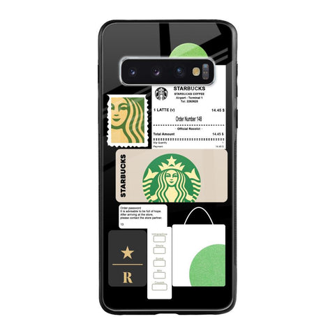 Coffee Latte Glossy Case for Samsung Galaxy S10