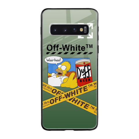 Duff Beer Glossy Case for Samsung Galaxy S10