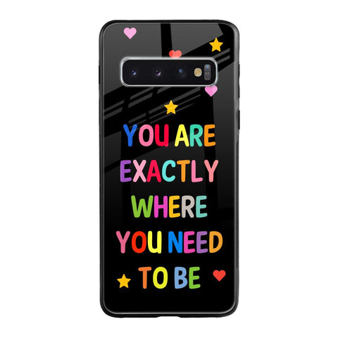 Magical Words Glossy Case for Samsung Galaxy S10