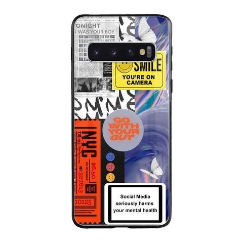 Smile for Camera Glossy Case for Samsung Galaxy S10