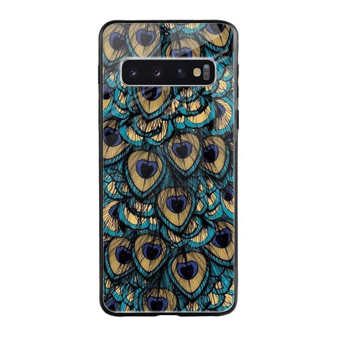 Peacock Feathers Glossy case for Samsung Galaxy S10