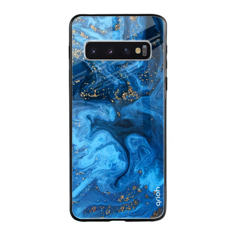 Gold Sprinkle Glossy case for Samsung Galaxy S10