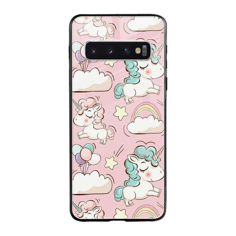 Balloon Unicorn Glossy case for Samsung Galaxy S10