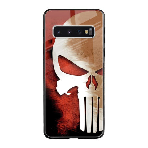 Red Skull Glossy Case for Samsung Galaxy S10