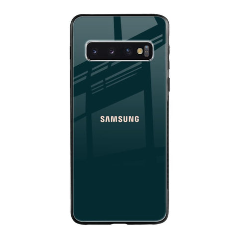 Hunter Green Glossy Case For Samsung Galaxy S10