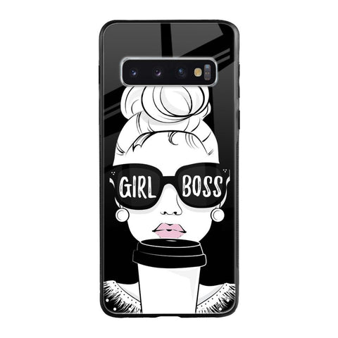 Girl Boss Glossy Case For Samsung Galaxy S10