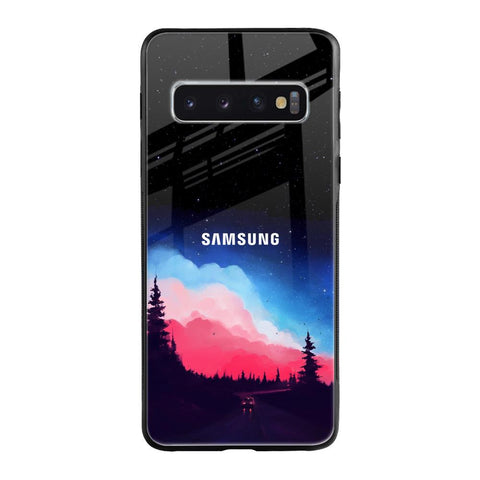 Drive In Dark Glossy Case For Samsung Galaxy S10