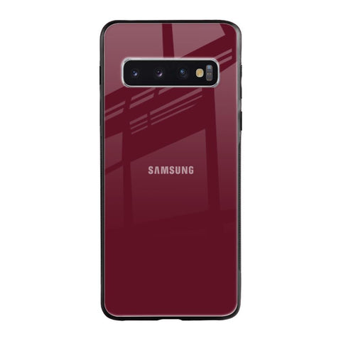 Classic Burgundy Glossy Case for Samsung Galaxy S10