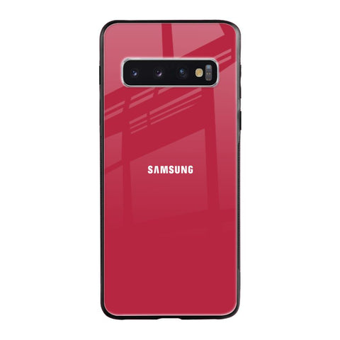 Solo Maroon Glossy case for Samsung Galaxy S10