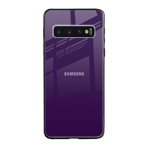 Dark Purple Glossy Case for Samsung Galaxy S10