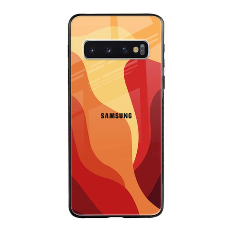 Magma Color Pattern Glossy Case for Samsung Galaxy S10