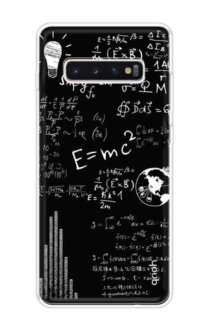 Equation Doodle Soft Cover for Samsung Galaxy S10