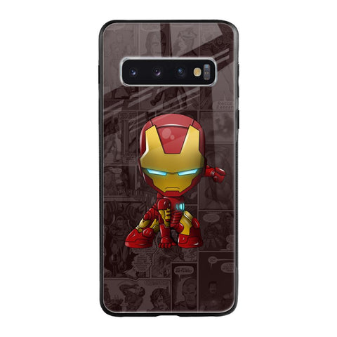 Angry Baby Super Hero Glossy Case for Samsung Galaxy S10 Plus