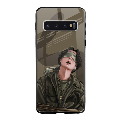 Blind Fold Glossy Case for Samsung Galaxy S10 Plus