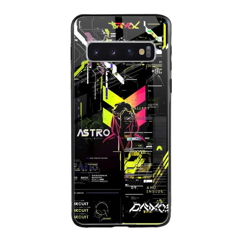 Astro Glitch Glossy Case for Samsung Galaxy S10 Plus
