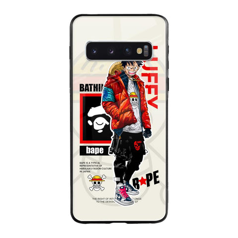 Bape Luffy Glossy Case for Samsung Galaxy S10 Plus